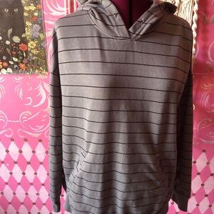 The sweatshirt project by French laundry Gray Striped Men's Sweater